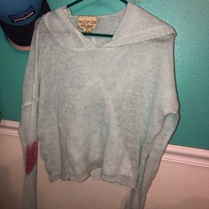 light blue Wildfox cover up